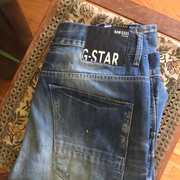 G-Star Other - G-Star Raw Men's Straight Jeans in Blue Denim